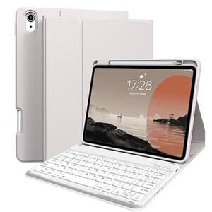 Bluetooth Wireless Keyboard Case For iPad 10.2", 7/8/9 Generation, Gray, NWT